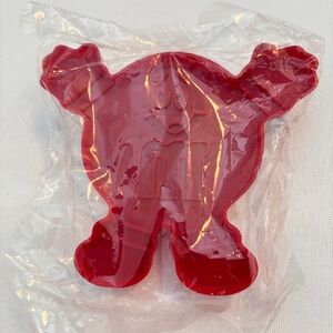 M&M'S Cookie Cutter Red Plastic Vintage New in Package